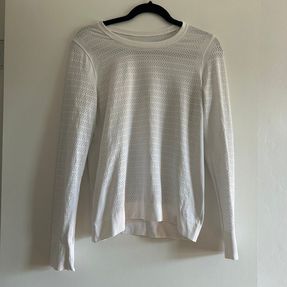 Lululemon Swiftly Style Long Sleeve Tee – White – Women’s 8 (Estimated)